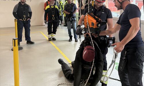 GWO Safety training at Global Wind Academy